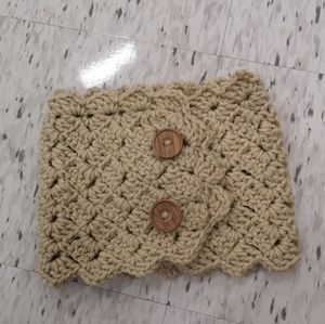 Handmade crochet cowl